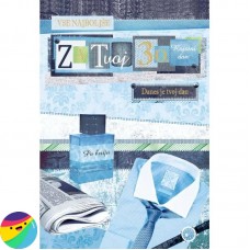 Voščilnica z notranjim verzom - 30 Danes je tvoj dan